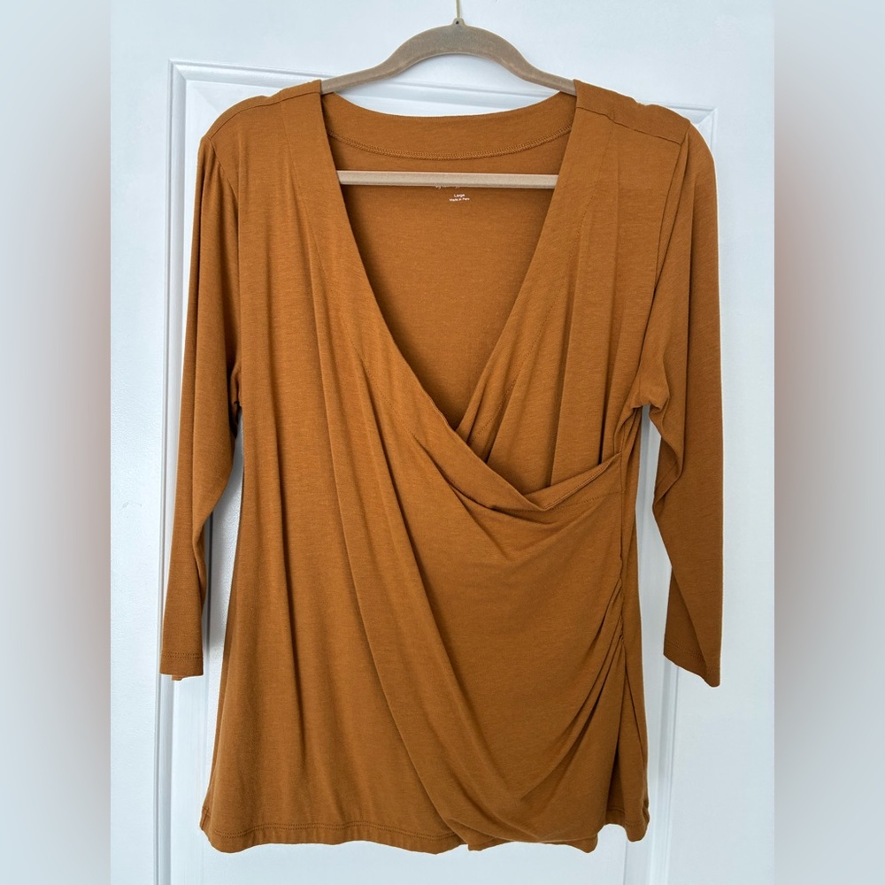 Soft Surroundings Women's Top in Rust Orange